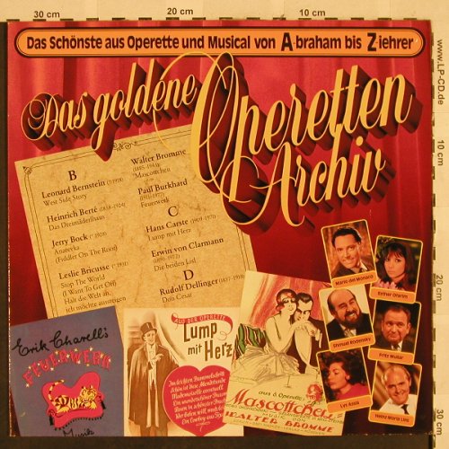 V.A.Das goldene Operetten Archiv:  4  - B,C,D - Bernstein..Dellinger, Mercato (29 303 5), D, 1983 Typ: LP Best.-Nr.: L2491 Preis: 5,50 Euro