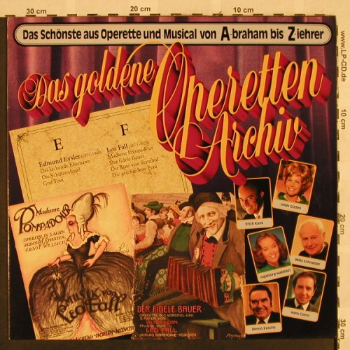 V.A.Das goldene Operetten Archiv:  7  - E, F - Edmond Eysler,Leo Fall, Mercato (29306 8), D, 1983 Typ: LP Best.-Nr.: L2492 Preis: 5,50 Euro