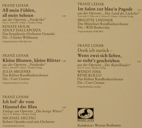 V.A.Das goldene Operetten Archiv: 22  - L - Franz Lehár, Mercato(29 321 7), D, 1984 - LP - L2493 - 5,50 Euro