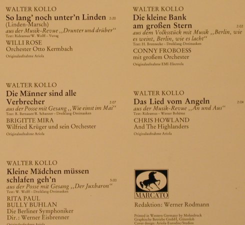 V.A.Das goldene Operetten Archiv: 17  - K - Walter Kollo, Mercato (29 316 7), D, 1983 Typ: LP Best.-Nr.: L2497 Preis: 5,50 Euro