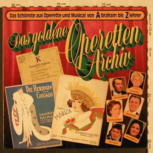 V.A.Das goldene Operetten Archiv: 13  - K - Emmerich Kálmán, Mercato(29 312 6), D, 1983 - LP - L2498 - 5,50 Euro