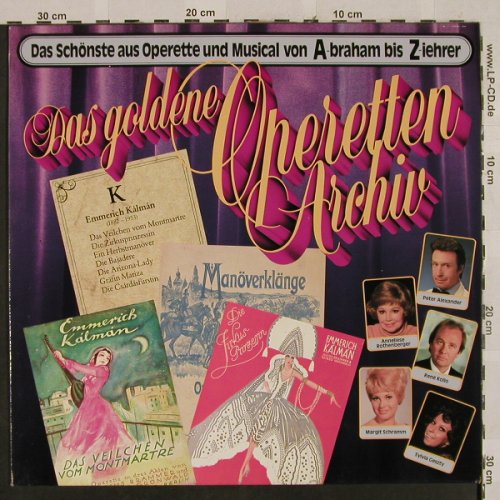V.A.Das goldene Operetten Archiv: 15  - K - Emmerich Kálmán, Mercato (29 314 2), D, 1983 Typ: LP Best.-Nr.: L2499 Preis: 5,50 Euro