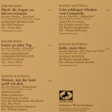 V.A.Das goldene Operetten Archiv: 16  - K - Kander,Katscher...J.Kern, Mercato(29 315 9), D, 1983 - LP - L2500 - 5,50 Euro