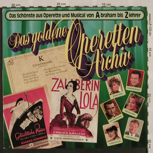 V.A.Das goldene Operetten Archiv: 21  - K - Eduard Künnecke, Mercato (29 320 9), D, 1984 Typ: LP Best.-Nr.: L2502 Preis: 5,50 Euro