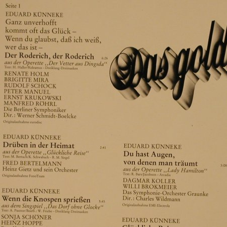 V.A.Das goldene Operetten Archiv: 21  - K - Eduard Künnecke, Mercato (29 320 9), D, 1984 Typ: LP Best.-Nr.: L2502 Preis: 5,50 Euro