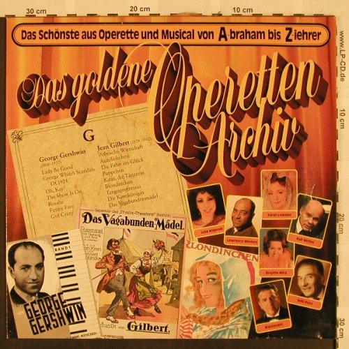 V.A.Das goldene Operetten Archiv: 09  - G - G.Gershwin, Jean Gilbert, Mercato(29 308 4), D, 1983 - LP - L2503 - 5,50 Euro