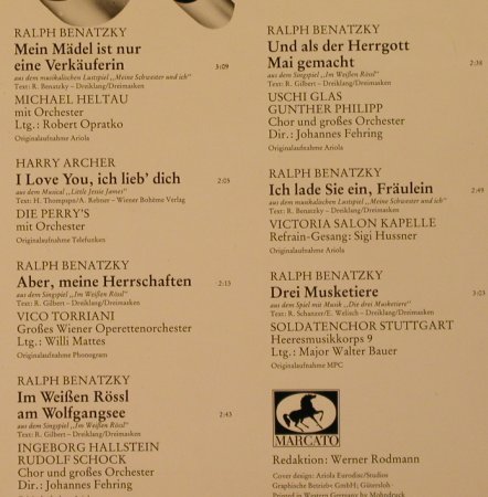 V.A.Das goldene Operetten Archiv:  2  - A, B -Paul Abraham..Benatzky, Mercato(29 301 9), D, 1983 - LP - L2505 - 5,50 Euro