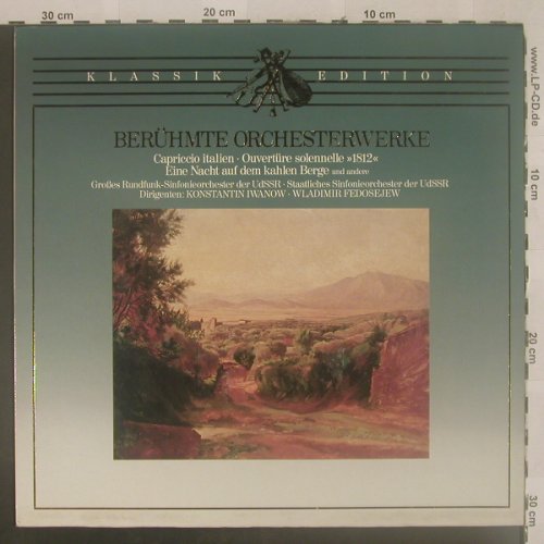 V.A.Berühmte Orchesterwerke: Capriccio Italien..., Klassik Edition (40 752 8), D Typ: LP Best.-Nr.: L2507 Preis: 5,00 Euro