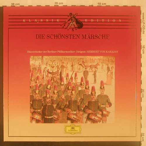 V.A.Die schönsten Märsche: Blasorchester derBerliner Philharm., D.Gr.(40 748 6), D, DSC,  - LP - L2508 - 5,50 Euro