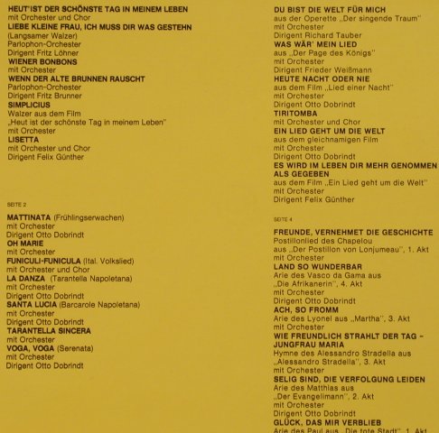 Schmidt,Joseph: Heut' ist der schönsteTag i.m.Leben, MFP (1C 145-30087/88), D Typ: 2LP Best.-Nr.: L2513 Preis: 6,00 Euro