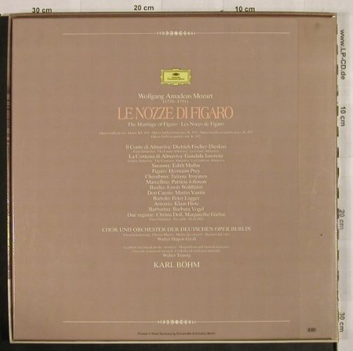 Mozart,Wolfgang Amadeus: Le Nozze di Figaro, Box, D.Gr.(2740 204), D, 1968 - 3LP - L2521 - 19,00 Euro