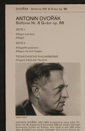Dvorak,Antonin: Sinfonie Nr.8, g-dur, op.88, Supraphon (80 543 ZK), D,Duplo Typ: LP Best.-Nr.: L2528 Preis: 5,00 Euro