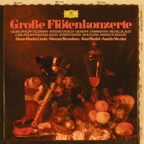 V.A.Große Flötenkonzerte: Telemann,Vivaldi,Sammartini,Blavet., D.Gr. (2720 102), D,Ri,Box Typ: 3LP Best.-Nr.: L2533 Preis: 7,50 Euro