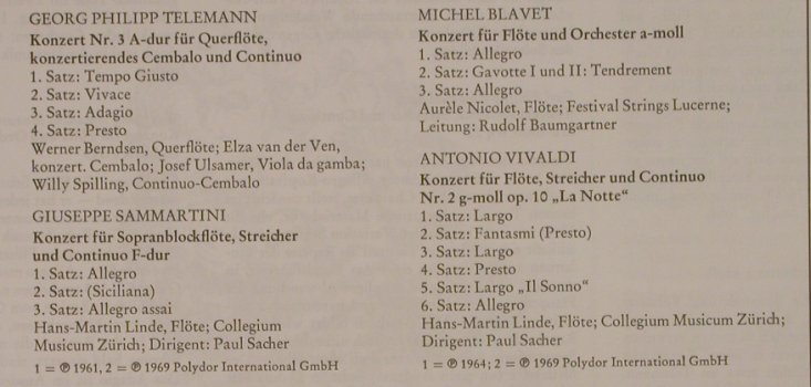 V.A.Große Flötenkonzerte: Telemann,Vivaldi,Sammartini,Blavet., D.Gr. (2720 102), D,Ri,Box Typ: 3LP Best.-Nr.: L2533 Preis: 7,50 Euro