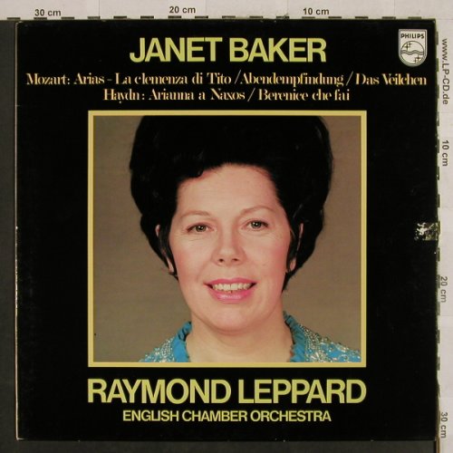 Baker,Janet: Mozart:Arias-La clemenza../Haydn, Philips(6500 660), NL, m /vg+, 1974 - LP - L2536 - 6,00 Euro