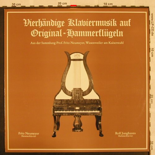 V.A.Vierhändige Klaviermusik auf: Original-Hammerflügeln, Pianohaus Trübger/Teldec(TST 77 747), D, m-/vg+, 1973 - LP - L2542 - 6,00 Euro