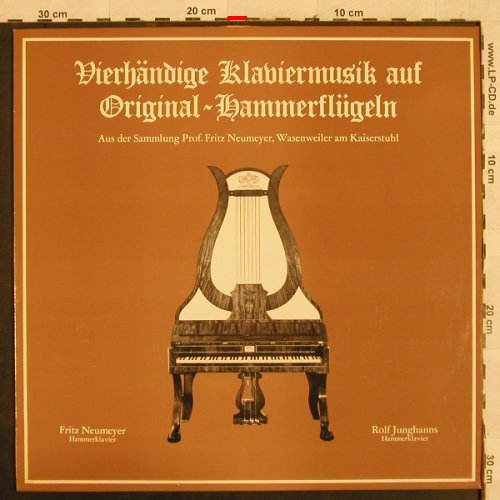 V.A.Vierhändige Klaviermusik auf: Original-Hammerflügeln, Pianohaus Trbger/Teldec(TST 77 747), D, m-/vg+, 1973 - LP - L2542 - 7,50 Euro