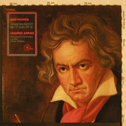 Beethoven,Ludwig van: Klavierkonzert Nr.1 c-dur op.15, Emidisc(C 047-50 501), D,  - LP - L2549 - 6,00 Euro