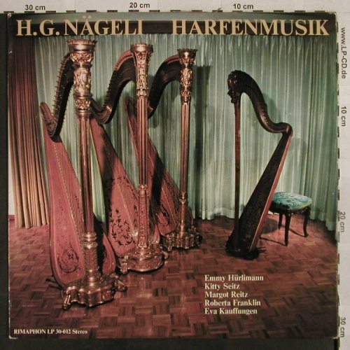 Nägeli,Hans Georg: Harfenstücke, Rimaphon(30-012), CH,  - LP - L2554 - 7,50 Euro