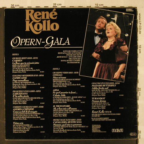 Kollo,Rene: Operngala, Club-Ed., RCAred (43 586-7), D, 1984 Typ: LP Best.-Nr.: L2570 Preis: 5,00 Euro