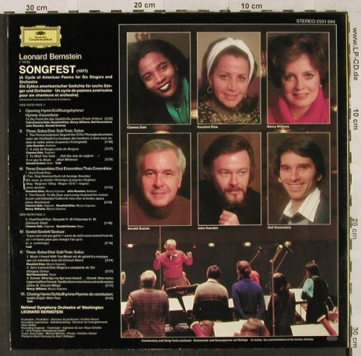 Bernstein,Leonard: Songfest, D.Gr.(2531 044), D, 1978 - LP - L2577 - 6,00 Euro