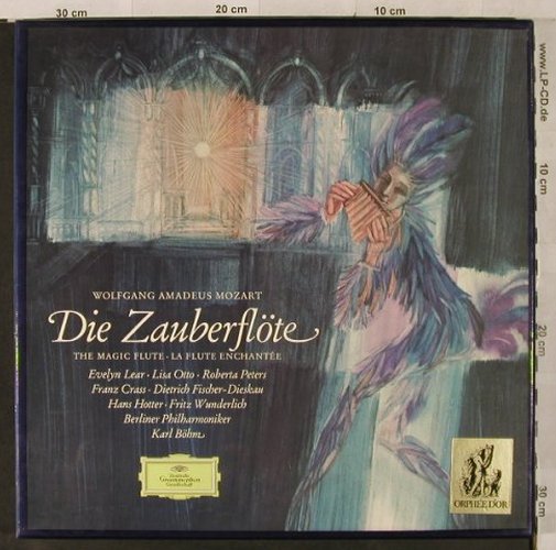 Mozart,Wolfgang Amadeus: Die Zauberflöte,Box, Libretto, D.Gr.(2709 017), D,  - 3LP - L2591 - 12,50 Euro