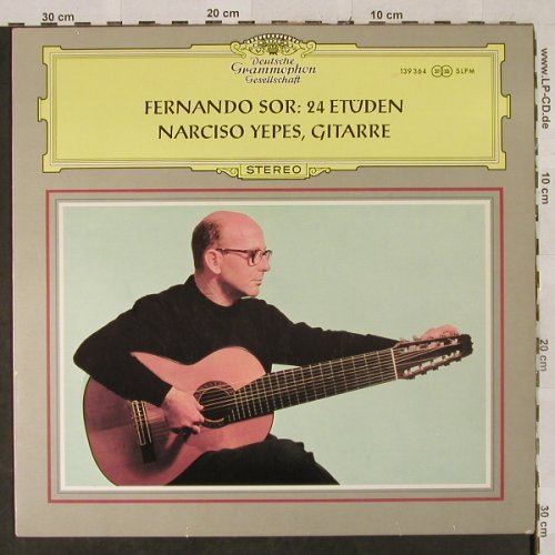 Yepes,Narciso: Fernando Sor: 24 Etüden, VG-/m-, D.Gr.(SLPM 139 364), D,playable, 1968 - LP - L2619 - 5,00 Euro