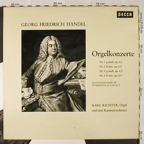 Händel,Georg Friedrich: Orgelkonzerte Nr.1-4, 5-8, 9-12, Decca(SXL 20 001/003), D, m-/vg+,  - LP*3 - L2643 - 9,00 Euro