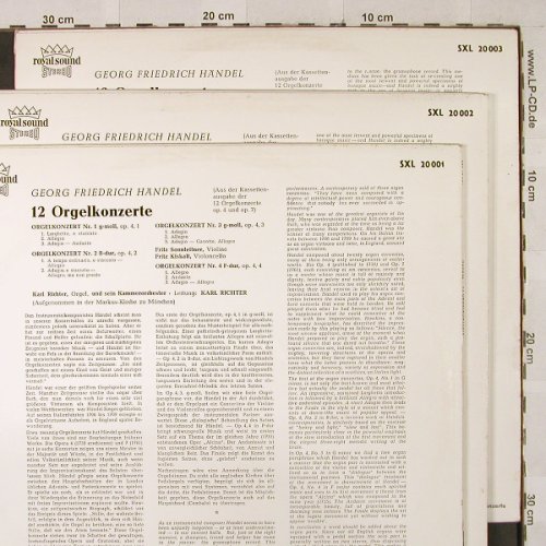Händel,Georg Friedrich: Orgelkonzerte Nr.1-4, 5-8, 9-12, Decca(SXL 20 001/003), D, m-/vg+,  - LP*3 - L2643 - 9,00 Euro