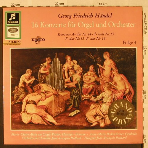 Händel,Georg Friedrich: 16 Konzerte f.Orgel u.Orch.,Folge4, Columbia/Erato(SMC 95 008), D,woc,  - LP - L2649 - 6,00 Euro