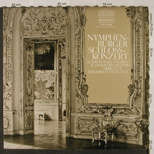 Nymphenburger Schloßkonzert: Albinoni, Boccherini, Michael Haydn, Parnass(72 269), D,vg+/m-,  - LP - L2652 - 4,00 Euro