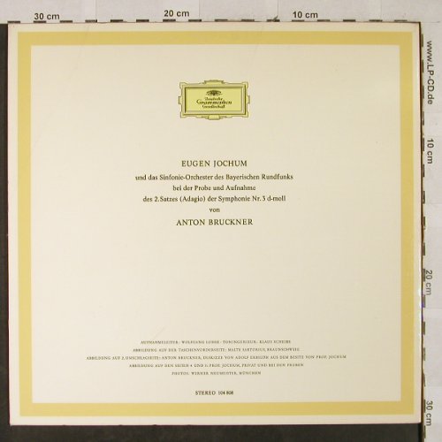 Bruckner,Anton: Sinfonie Nr.3 - Probe, Foc, D.Gr.(104 808), D, 1967 - LP - L2657 - 12,50 Euro