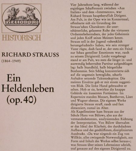 Strauss,Richard: Ein Heldenleben, hist.rec.1926, Heliodor Hist 2(2548 713), D,  - LP - L266 - 7,50 Euro