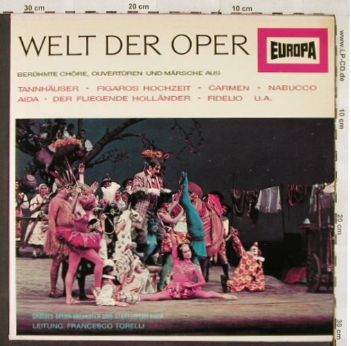 V.A.Welt der Oper: Berühmte Chöre,Ouvertüren u.Märsche, Europa(E 122), D,  - LP - L2673 - 5,00 Euro