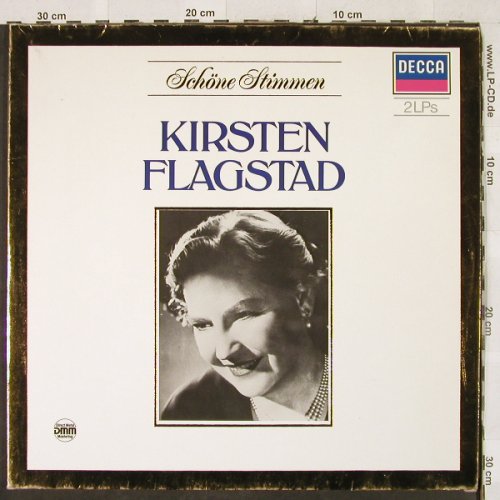 Flagstad,Kirsten: Schöne Stimmen, Foc, Decca(6.48276 DM), D, Ri, 1987 - 2LP - L2676 - 7,50 Euro