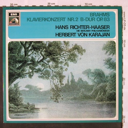 Brahms,Johannes: Klavierkonzert Nr.2 B-Dur op.83, EMI(C 053-01 973), D, vg+/m-,  - LP - L2698 - 4,00 Euro