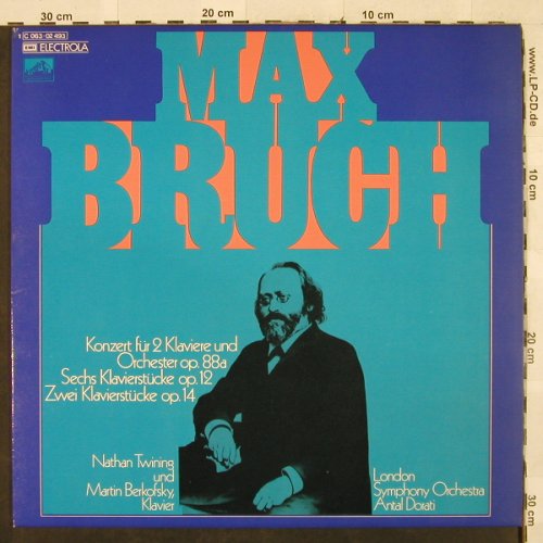 Bruch,Max: Konzert für 2 Klaviere &Orch.op88a, EMI(C 063-02 493), D,vg+/m-, 1974 - LP - L2701 - 5,00 Euro