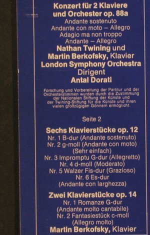 Bruch,Max: Konzert für 2 Klaviere &Orch.op88a, EMI(C 063-02 493), D,vg+/m-, 1974 - LP - L2701 - 5,00 Euro