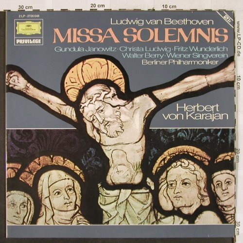 Beethoven,Ludwig van: Missa Solemnis, Foc, D.Gr. Privilege(2726 048), D, Ri, 1966 - 2LP - L2709 - 12,50 Euro