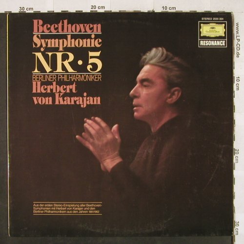 Beethoven,Ludwig van: Sinfonie Nr.5, VG+/m-, Chico / D.Gr.(2535 304), D,  - LP - L2712 - 9,00 Euro