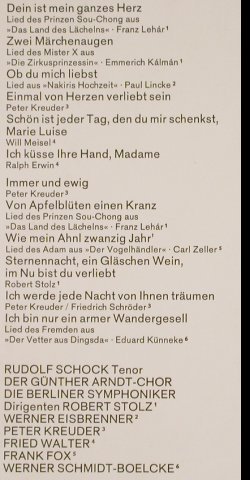 Kollo,Rene: Dein ist mein ganzes Herz, Eurodisc (74 733 IE), D Typ: LP Best.-Nr.: L2717 Preis: 6,00 Euro
