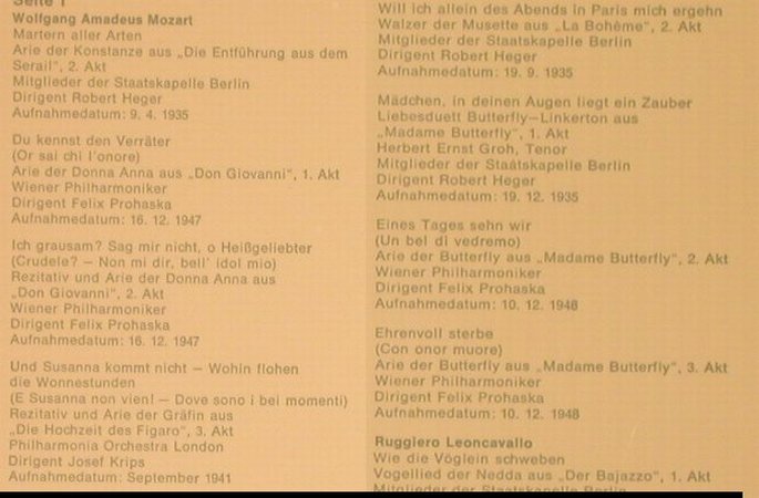 Cebotari,Maria: Legende und Wirklichkeit, Foc, Dacapo(C147-29 118/119), D,  - 2LP - L2727 - 12,50 Euro