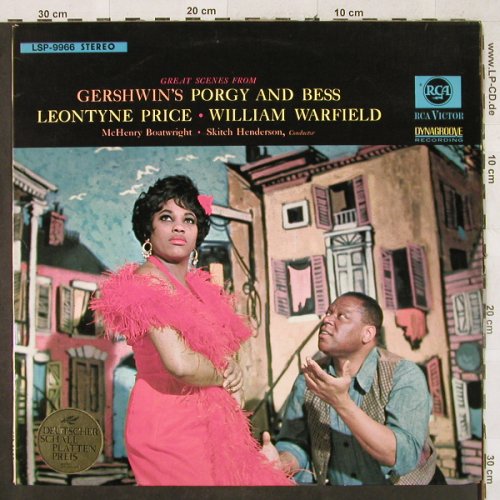 Gershwin,George: Porgy and Bess- Great Scenes from, RCA (LSP-9966), D Typ: LP Best.-Nr.: L2731 Preis: 6,00 Euro