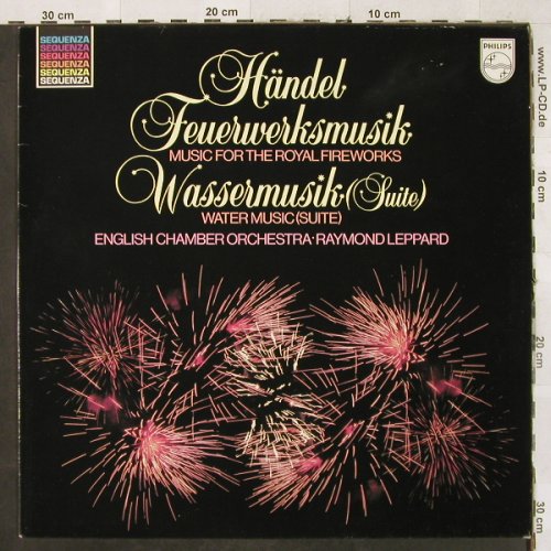 Händel,Georg Friedrich: Feuerwerksmusik/Wassermusik, Philips Sequenza(6527 047), NL, Ri,  - LP - L2734 - 5,00 Euro