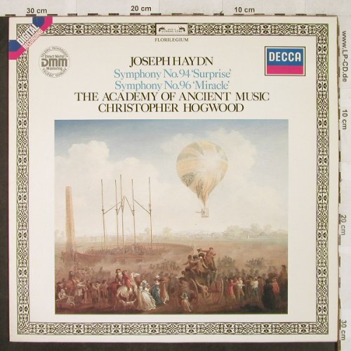 Haydn,Joseph: Sinfonien Nr.94 & 96, Decca (6.43256 AZ), D, 1985 Typ: LP Best.-Nr.: L2771 Preis: 6,00 Euro