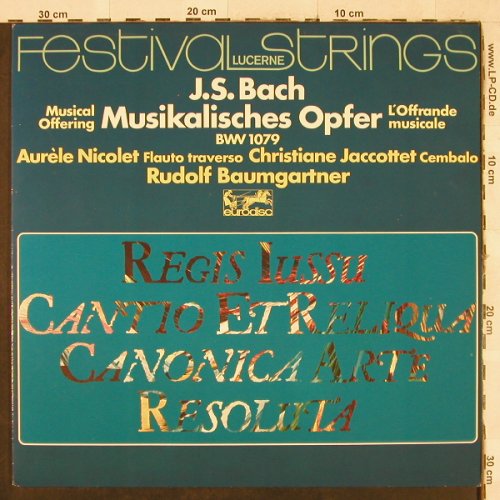Bach,Johann Sebastian: Musikalisches Opfer, BWV 1079, Orbis(SQ 27 319 KK), D, 1976 - LPQ - L2802 - 5,00 Euro