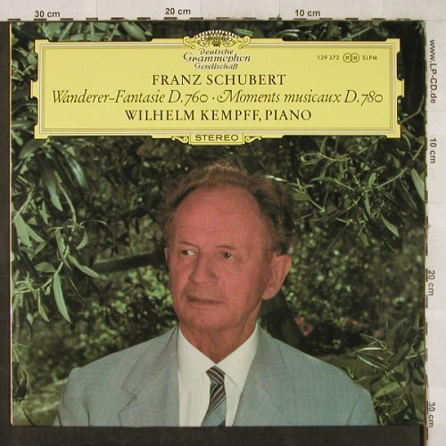 Schubert,Franz: Wanderer-Fantasie/Moments Musicaux, D.Gr. (SLPM 139 372), D, 1968 Typ: LP Best.-Nr.: L2816 Preis: 9,00 Euro