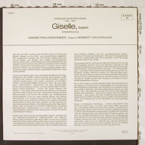 Adam,Charles Adolphe: Giselle, Auszüge (1962), Decca Meister der Musik (6.41410 AN), D,Ri Typ: LP Best.-Nr.: L2830 Preis: 6,00 Euro