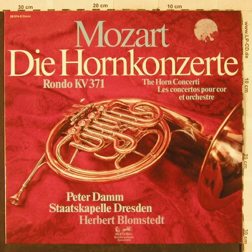 Mozart,Wolfgang Amadeus: Die Hornkonzerte,Rondo KV 371, Eurodisc(26 074-5), D, m /vg+, 1977 - LP - L2834 - 5,00 Euro