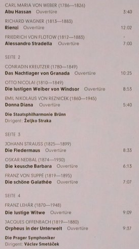 V.A.Das Große Ouverturen-Album: Weber,Wagner...Offenbach, Foc, Supraphon/Eurodisc (25 407 XBU), D, 1977 Typ: 2LP Best.-Nr.: L2835 Preis: 6,00 Euro